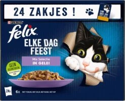 Felix Elke Dag Feest Mix Selectie In Gelei Kattenvoer Nat 4(24-pack) -Winkel Voor Kattenbenodigdheden 1200x972 1
