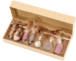 Kattenspeelgoed - Set Met 7 Kattenspeeltjes - Complete Set - Kattenhengel - Speelmuis -Winkel Voor Kattenbenodigdheden 1200x974 1