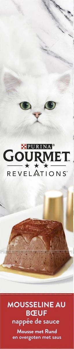 Gourmet Revelations Mousse - Kattenvoer Natvoer - Rund - 24 X 57 G 9 Gourmet Revelations Mousse - Kattenvoer Natvoer - Rund - 24 X 57 G - Afbeelding 7