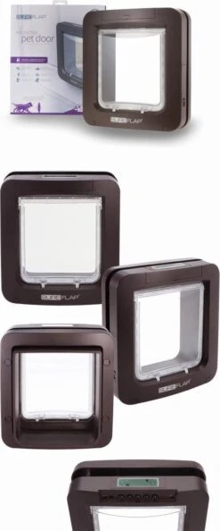 SureFlap Microchip Huisdierluik L - Bruin - 18 X 17 Cm -Winkel Voor Kattenbenodigdheden 499x1200