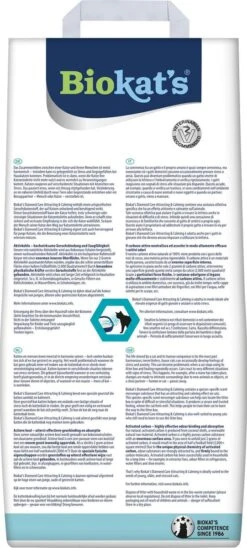 Biokat's Diamond Care Attracting & Calming - 10 L - Kattenbakvulling - Klontvormende - Zonder Geur - Aktieve Kool - Voor Jonge, Gestresste Of Oudere Katten -Winkel Voor Kattenbenodigdheden 541x1200