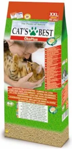 Cat's Best Oko Plus Korrels - Kattenbakvulling - 40 L 20 Cat's Best Oko Plus Korrels - Kattenbakvulling - 40 L -Winkel Voor Kattenbenodigdheden 585x1200
