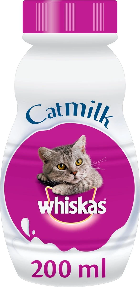 Whiskas Katten Melk - 15 Flesjes X 200 Ml 4 Whiskas Katten Melk - 15 Flesjes X 200 Ml - Afbeelding 2