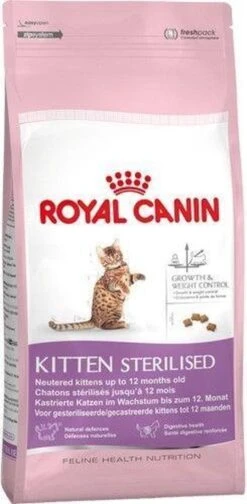 Royal Canin Kitten Sterilised - Kattenvoer - 2 Kg -Winkel Voor Kattenbenodigdheden 588x1200