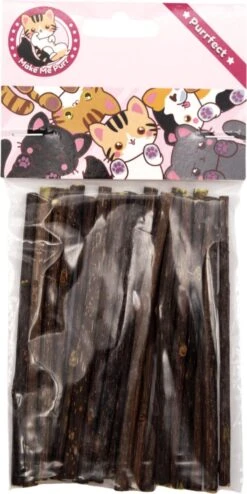Make Me Purr Matatabi Sticks (20 Stuks) - Silver Vine Kattenkruid Stokjes - Catnip Effect Kauwstokjes - Kattensnack Kattensnoepjes - Kattenspeelgoed Kattenspeeltjes -Winkel Voor Kattenbenodigdheden 600x1200 1