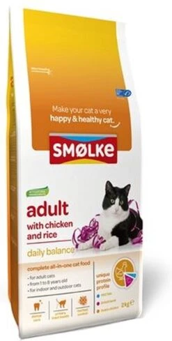 Smolke Adult Chicken & Rice 10 Kg - Kat 35 Smolke Adult Chicken & Rice 10 Kg - Kat -Winkel Voor Kattenbenodigdheden 606x1200