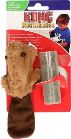 Kong Kat Catnip Bever - Speelmuis - Bruin - 3,8 X 4,5 X 4,2 -Winkel Voor Kattenbenodigdheden 611x1200 1