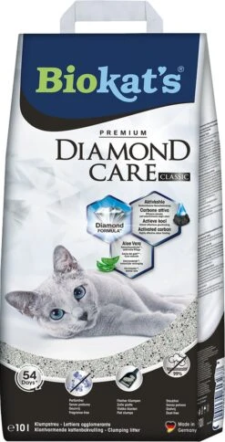 Biokat's Diamond Care Classic - 10 L - Kattenbakvulling - Klontvormend - Zonder Geur - Aktieve Kool -Winkel Voor Kattenbenodigdheden 613x1200 3