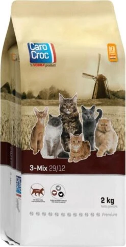 Carocroc Kat 3-Mix Adult - Gevogelte/Rund - Kattenvoer - 15 Kg -Winkel Voor Kattenbenodigdheden 615x1200 1
