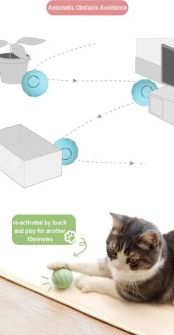 Cheerble | Mini Bal 3.0 | Roze | Zelf Rollende Bal Voor Katten | 3 Automatische Speelmodi | Interactief En Intelligentie Kattenspeelgoed | Kattenspeeltje 17 Cheerble | Mini Bal 3.0 | Roze | Zelf Rollende Bal Voor Katten | 3 Automatische Speelmodi | Interactief En Intelligentie Kattenspeelgoed | Kattenspeeltje -Winkel Voor Kattenbenodigdheden 623x1200