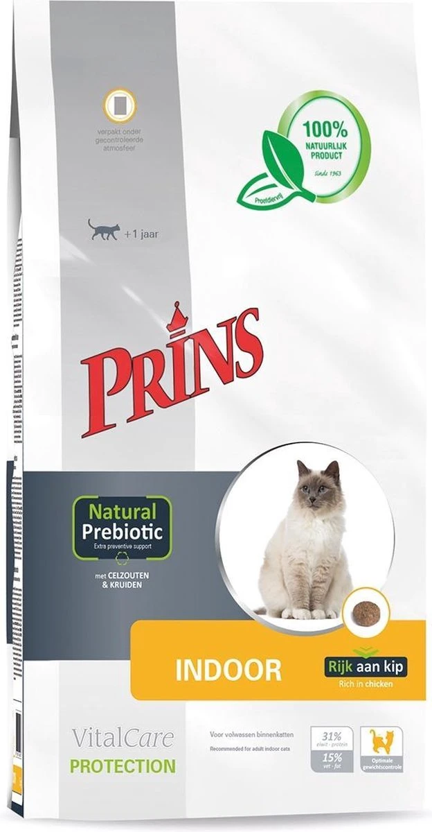 Prins VitalCare Protection Indoor Kattenvoer 5 Kg 13 Prins VitalCare Protection Indoor Kattenvoer 5 Kg - Afbeelding 11