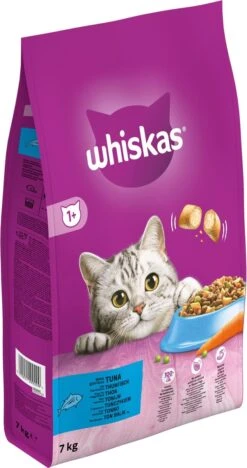 Whiskas 1+ Kattenbrokken - Tonijn - Zak 1 X 7 Kg -Winkel Voor Kattenbenodigdheden 633x1200 1