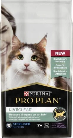 Pro Plan Senior LiveClear Katten Droogvoer - Kalkoen - 1,4 Kg -Winkel Voor Kattenbenodigdheden 638x1200 2