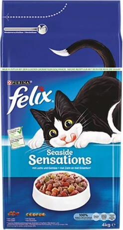 Felix Seaside Sensations - Katten Droogvoer - Zalm, Koolvis &groenten - 4kg -Winkel Voor Kattenbenodigdheden 645x1200 1