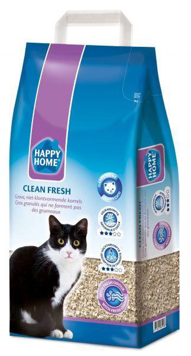 Happy Home Clean Fresh - Kattenbakvulling - 20 L 4 Happy Home Clean Fresh - Kattenbakvulling - 20 L - Afbeelding 2