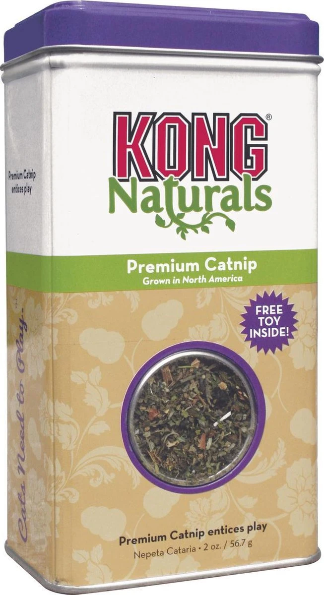 Kong Cat Naturals Premium Catnip - Kattenkruid - Kattenspeelgoed - 57 Gr 3 Kong Cat Naturals Premium Catnip - Kattenkruid - Kattenspeelgoed - 57 Gr