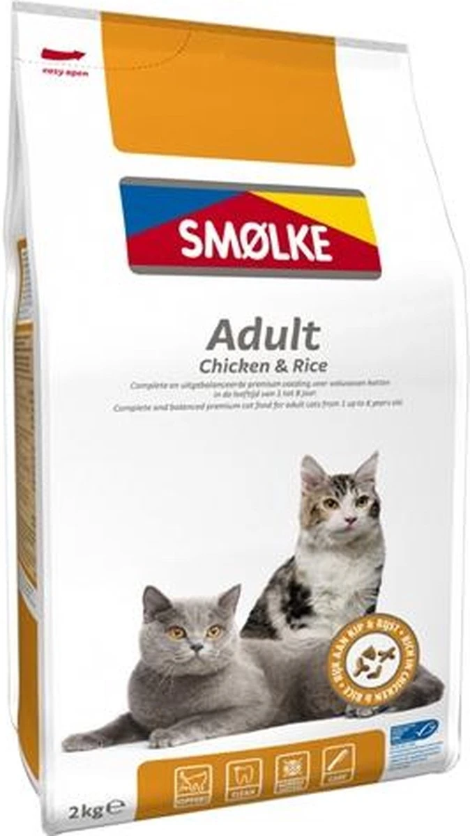 Smolke Adult Chicken & Rice 10 Kg - Kat 18 Smolke Adult Chicken & Rice 10 Kg - Kat - Afbeelding 16