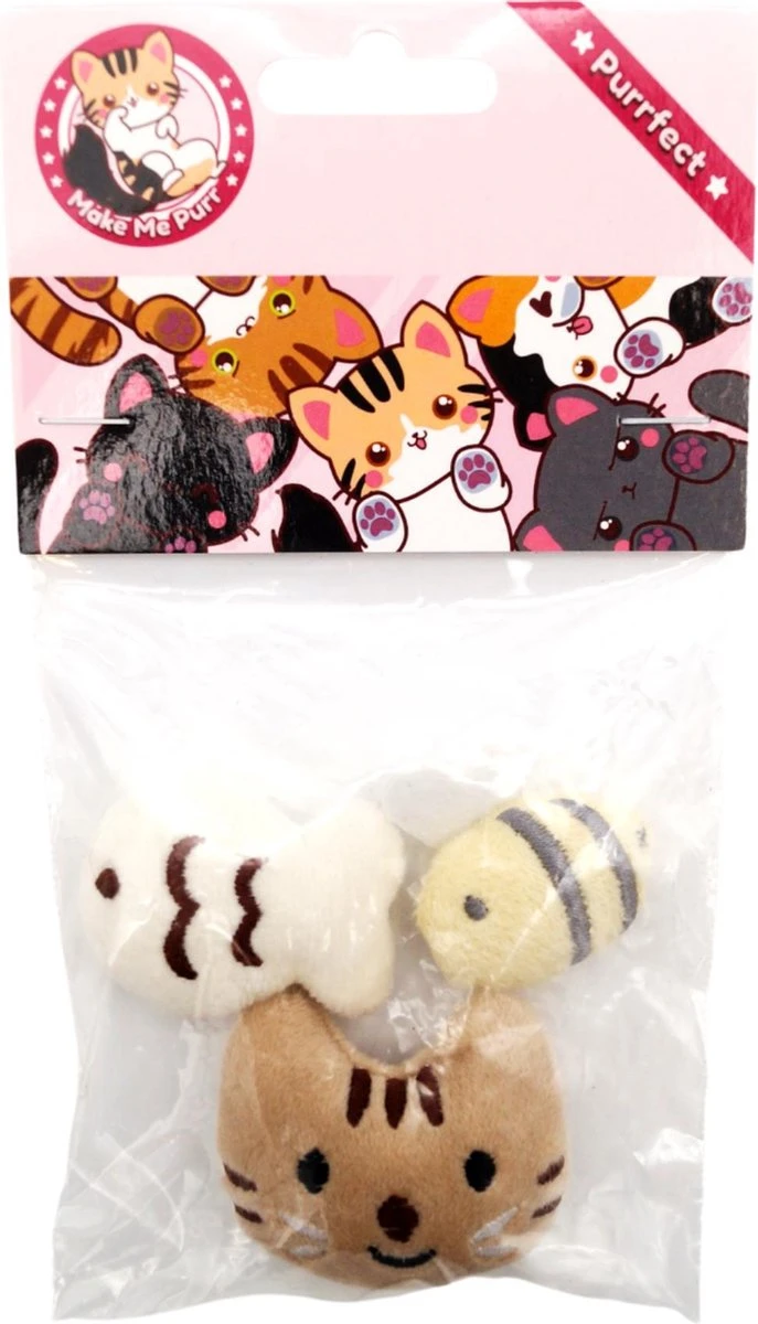 Make Me Purr Mini Dieren Set (3 Stuks) - Kattenspeeltjes Met Catnip Kattenkruid - Kattenspeelgoed - Speelgoed Voor Katten Vissen - Kat Speeltje Vis - Kitten Speeltjes Visjes 6 Make Me Purr Mini Dieren Set (3 Stuks) - Kattenspeeltjes Met Catnip Kattenkruid - Kattenspeelgoed - Speelgoed Voor Katten Vissen - Kat Speeltje Vis - Kitten Speeltjes Visjes - Afbeelding 4