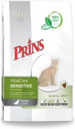 Prins Vital Care Kat Sensitive Hypolallergic - Kattenvoer - 10 Kg