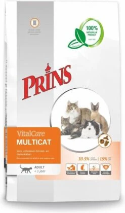 Prins VitalCare Multicat 10 Kg - Kat 25 Prins VitalCare Multicat 10 Kg - Kat -Winkel Voor Kattenbenodigdheden 706x1200 1