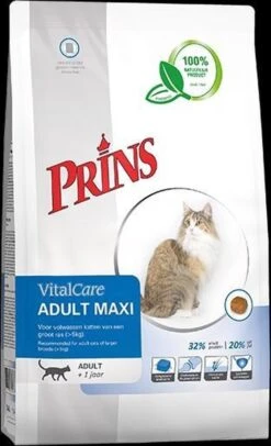Prins VitalCare Adult Maxi - Kattenvoer - 10 Kg - Kat 30 Prins VitalCare Adult Maxi - Kattenvoer - 10 Kg - Kat -Winkel Voor Kattenbenodigdheden 730x1200