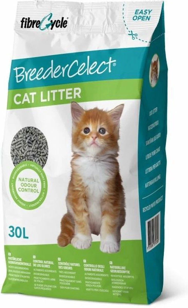 2x Breedercelect Kattenbakvulling 30 Liter 3 2x Breedercelect Kattenbakvulling 30 Liter