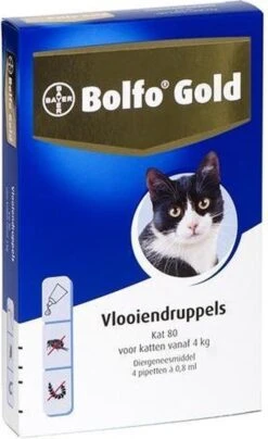 Bayer Bolfo Gold 40 Anti Vlooienmiddel - Kat - 0 Tot 4 Kg - 4 Pipetten 20 Bayer Bolfo Gold 40 Anti Vlooienmiddel - Kat - 0 Tot 4 Kg - 4 Pipetten -Winkel Voor Kattenbenodigdheden 734x1200