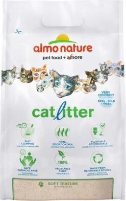 Almo Nature Zuinige Kattenbakvulling Klontvormend En Milieuvriendelijk - Inhoud 4,54 Kg -Winkel Voor Kattenbenodigdheden 755x1200