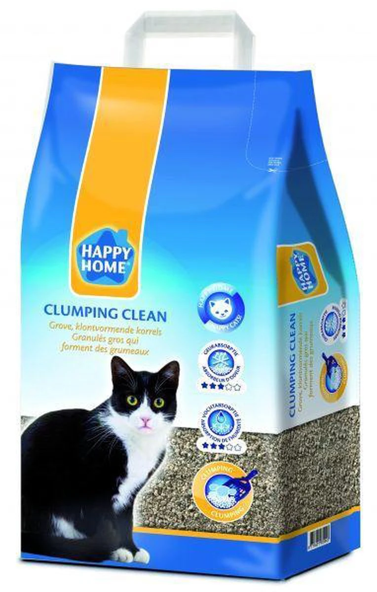 Happy Home Solutions Clumping Clean - Kattenbakvulling - 20 L 6 Happy Home Solutions Clumping Clean - Kattenbakvulling - 20 L - Afbeelding 4