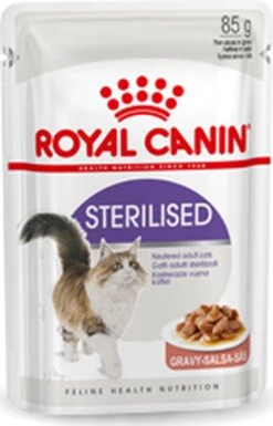 Royal Canin Feline Sterilised In Gravy (12X85 GR) -Winkel Voor Kattenbenodigdheden 769x1200 1