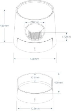 A Sunny Day Kattenbak Met Lade, Bedje En Krabplank - Inclusief Schepje - Design Kattenbak - Wit - Dichte Kattenbak - Kattenbak Gesloten 25 A Sunny Day Kattenbak Met Lade, Bedje En Krabplank - Inclusief Schepje - Design Kattenbak - Wit - Dichte Kattenbak - Kattenbak Gesloten -Winkel Voor Kattenbenodigdheden 771x1200 3