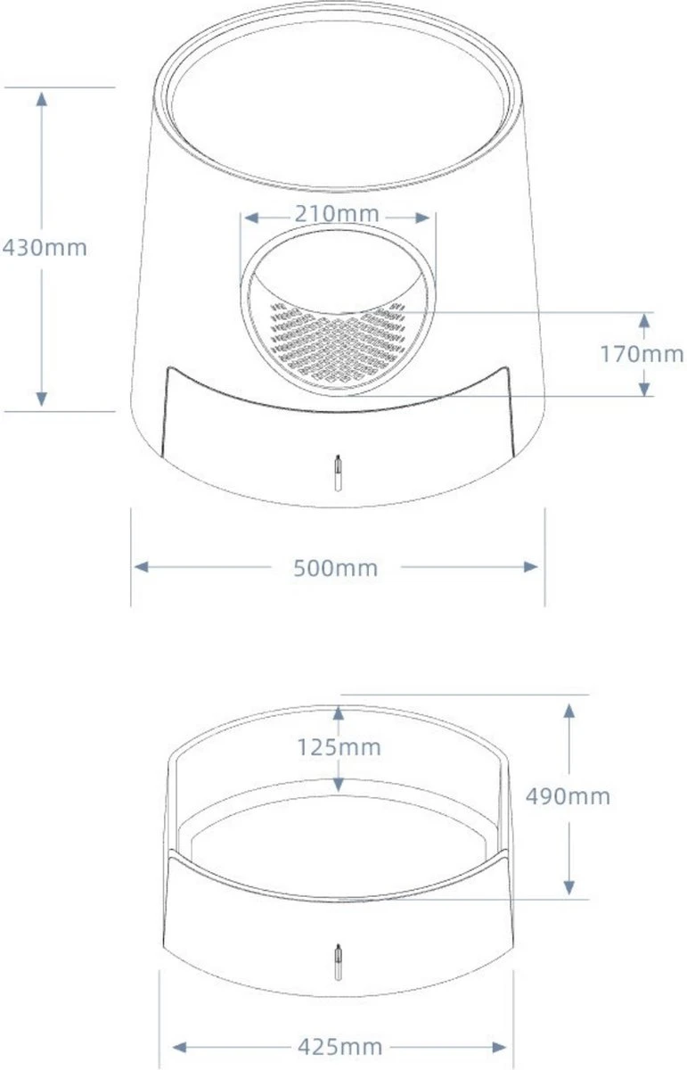A Sunny Day Kattenbak Met Lade, Bedje En Krabplank - Inclusief Schepje - Design Kattenbak - Wit - Dichte Kattenbak - Kattenbak Gesloten 8 A Sunny Day Kattenbak Met Lade, Bedje En Krabplank - Inclusief Schepje - Design Kattenbak - Wit - Dichte Kattenbak - Kattenbak Gesloten - Afbeelding 6