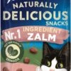 Felix Naturally Delicious Zalm & Spinazie - Kattensnacks - 8 X 50g -Winkel Voor Kattenbenodigdheden 772x1200 1