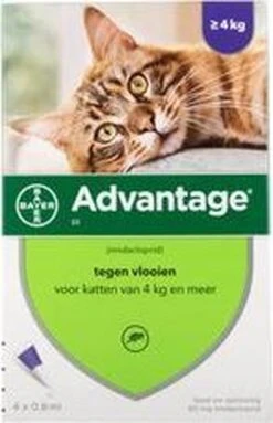Advantage 80 Vlooiendruppelsl Kat Vanaf 4 Kg - 4 Pipetten 9 Advantage 80 Vlooiendruppelsl Kat Vanaf 4 Kg - 4 Pipetten -Winkel Voor Kattenbenodigdheden 773x1200