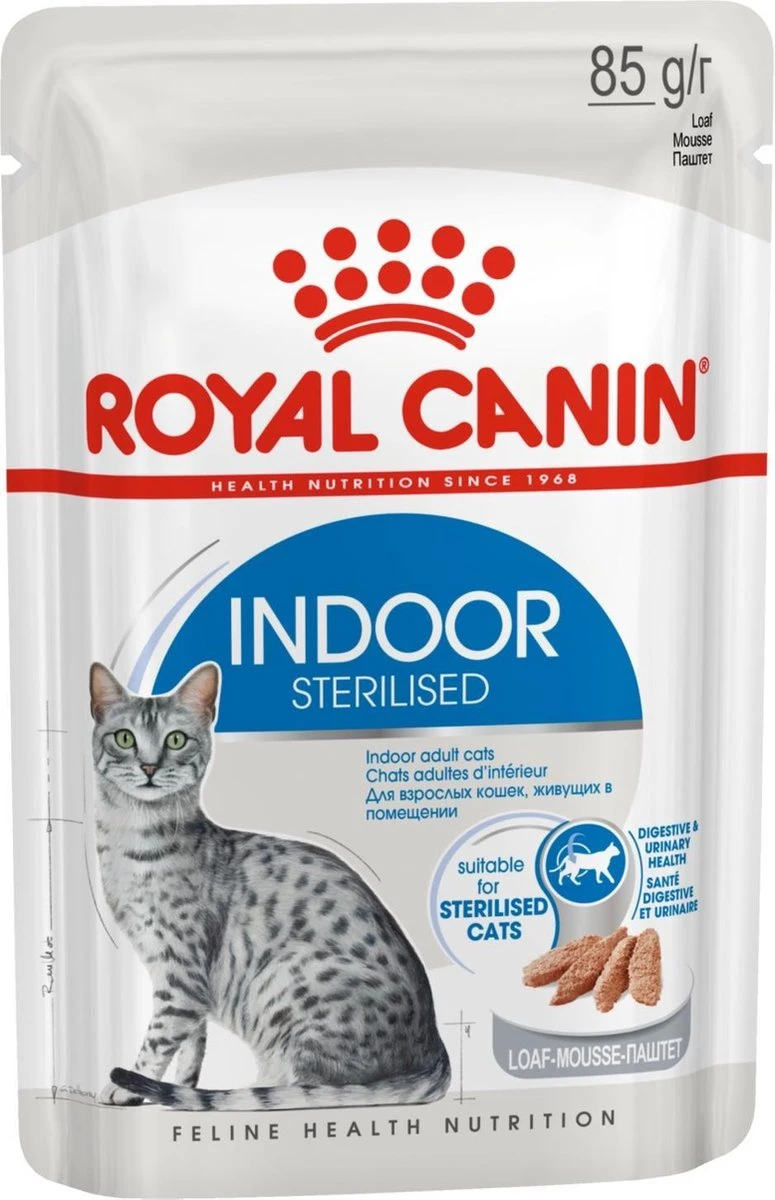 Royal Canin Feline Sterilised Indoor In Gravy 3 Royal Canin Feline Sterilised Indoor In Gravy