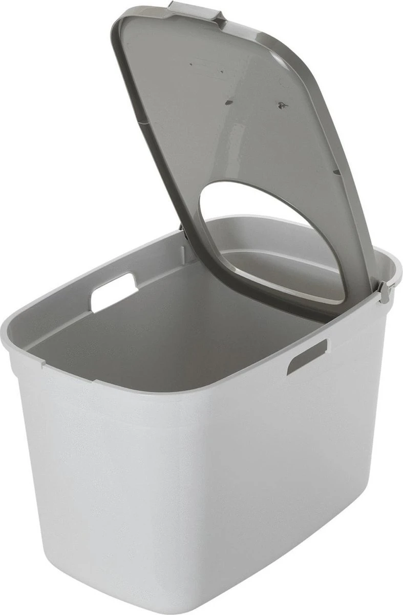 Moderna Top Cat Kattenbak - Wit/Grijs - 59 X 39 X 38 Cm 4 Moderna Top Cat Kattenbak - Wit/Grijs - 59 X 39 X 38 Cm - Afbeelding 2