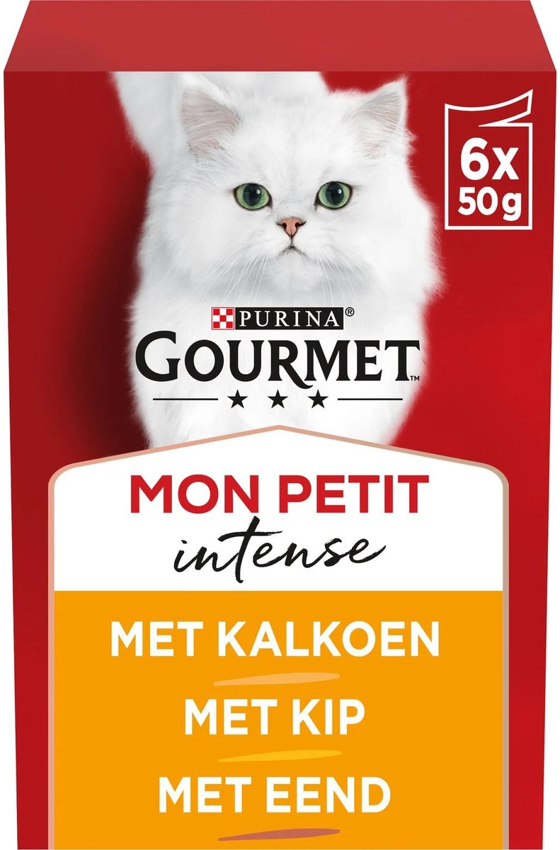 Gourmet Mon Petit Intense - Kattenvoer Natvoer - Gevogelte - 24 X 50 Gr 3 Gourmet Mon Petit Intense - Kattenvoer Natvoer - Gevogelte - 24 X 50 Gr