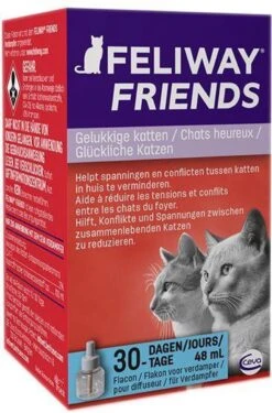 Feliway Friends - Navulling - 1 X 48 Ml - Anti-conflict Voor Katten -Winkel Voor Kattenbenodigdheden 791x1200