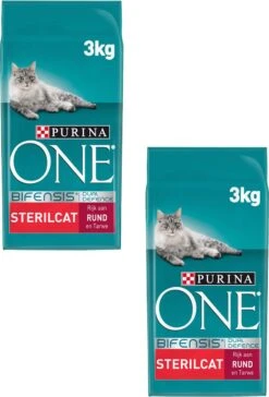 Purina One Sterilcat - Kattenvoer - 2 X Rund Granen 3 Kg -Winkel Voor Kattenbenodigdheden 815x1200
