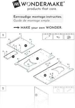 WONDERMAKE® Grote Kattenkast Houten Voor Kattenbak Kattentoilet, XL-kattenbak Dressoir Kastje Met Schuiflade, Designer Kattenhuis Met Kattenhol Kattenbakkast, Kasten Kast Voor Katten Binnen Hoog, 51 X 46 X 96 Cm, Wit -Winkel Voor Kattenbenodigdheden 827x1200 4