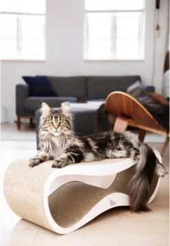 MyKotty LUI - Krabpaal - Wit - 75 X 25 Cm -Winkel Voor Kattenbenodigdheden 830x1200