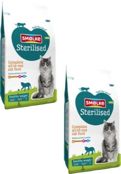 Smolke Cat Sterilised - Kattenvoer - 2 X 4 Kg -Winkel Voor Kattenbenodigdheden 839x1200