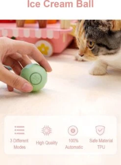 Cheerble | Mini Bal 3.0 | Roze | Zelf Rollende Bal Voor Katten | 3 Automatische Speelmodi | Interactief En Intelligentie Kattenspeelgoed | Kattenspeeltje 18 Cheerble | Mini Bal 3.0 | Roze | Zelf Rollende Bal Voor Katten | 3 Automatische Speelmodi | Interactief En Intelligentie Kattenspeelgoed | Kattenspeeltje -Winkel Voor Kattenbenodigdheden 885x1200 1