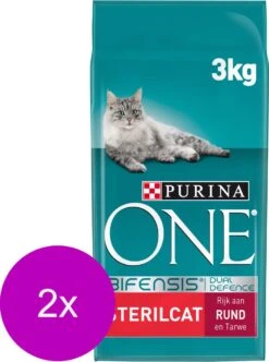 Purina One Sterilcat - Kattenvoer - 2 X Rund Granen 3 Kg -Winkel Voor Kattenbenodigdheden 893x1200