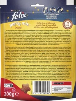 Felix Party Mix - Kattensnacks Original Mix - 5 X 200g 13 Felix Party Mix - Kattensnacks Original Mix - 5 X 200g -Winkel Voor Kattenbenodigdheden 896x1200