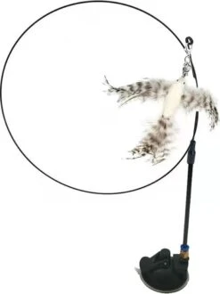 Kattenspeelgoed - Simulatie Vogel - Interactieve Grappige Kattenspeeltjes - Kattenhengel Met Zuignap + 4 Vogels + Een Kattenhengel GRATIS -Winkel Voor Kattenbenodigdheden 898x1200 3