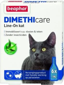 Beaphar DIMETHIcare Line On Kat - Vlooienbestrijding - 6 Pipetten 18 Beaphar DIMETHIcare Line On Kat - Vlooienbestrijding - 6 Pipetten -Winkel Voor Kattenbenodigdheden 907x1200