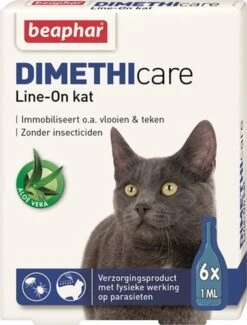 Beaphar DIMETHIcare Line On Kat - Vlooienbestrijding - 6 Pipetten 17 Beaphar DIMETHIcare Line On Kat - Vlooienbestrijding - 6 Pipetten -Winkel Voor Kattenbenodigdheden 912x1200