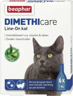 Beaphar DIMETHIcare Line On Kat - Vlooienbestrijding - 6 Pipetten 16 Beaphar DIMETHIcare Line On Kat - Vlooienbestrijding - 6 Pipetten -Winkel Voor Kattenbenodigdheden 915x1200