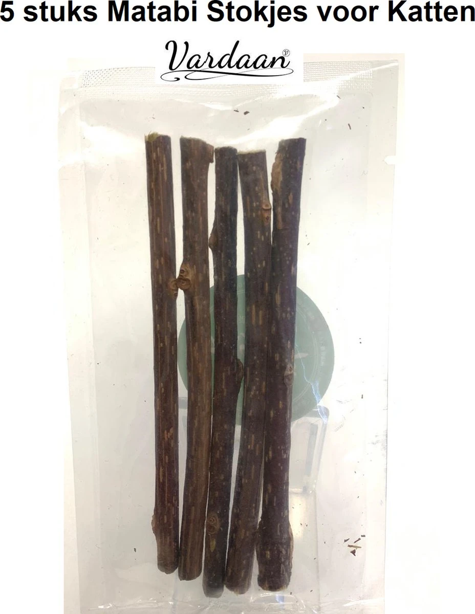 Matatabi Kauwstaafjes Voor Katten - 5x Matabi Stokjes - Kattenspeelgoed - 100% Natuurlijke Sticks - Plantaardig - Silver Vine Kauwstaven Voor Kittens - Kattenkruid Effect - Gebitsverzorging - 5 Stuks Vardaan Kauwstaven Voor Katten - XS - 11 Cm 6 Matatabi Kauwstaafjes Voor Katten - 5x Matabi Stokjes - Kattenspeelgoed - 100% Natuurlijke Sticks - Plantaardig - Silver Vine Kauwstaven Voor Kittens - Kattenkruid Effect - Gebitsverzorging - 5 Stuks Vardaan Kauwstaven Voor Katten - XS - 11 Cm - Afbeelding 4